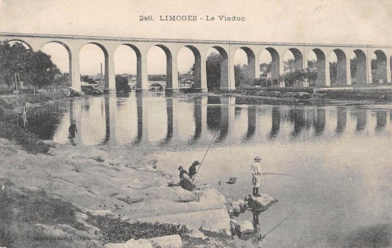 Carte postale ancienne Limoges - Le Viaduc à Limoges