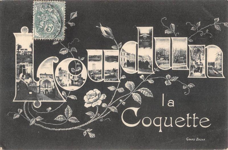 Carte postale ancienne Loudun La Coquette à Loudun