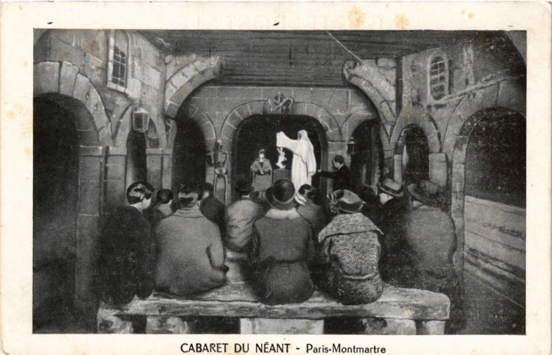 Carte postale ancienne Cabaret du Néant à Paris 18e