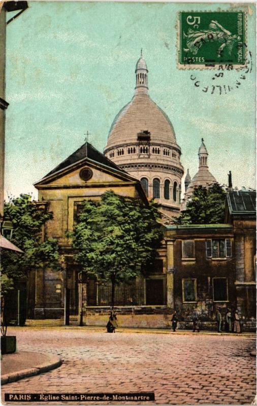 Carte postale ancienne Eglise Saint-Pierre de Montmartre à Paris 18e
