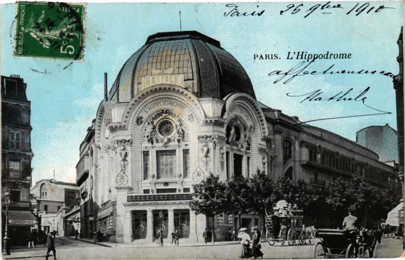 Carte postale ancienne L'Hippodrome à Paris 18e
