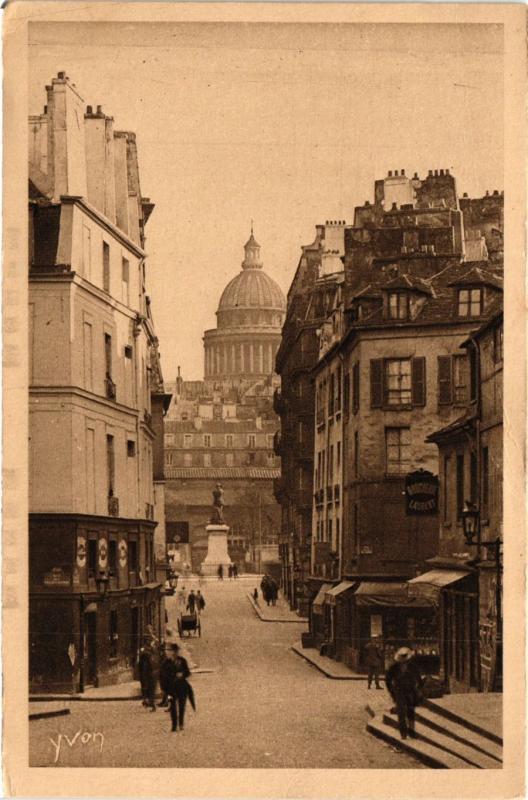 Carte postale ancienne Paris 5e-Rue du Haut Pave à Paris 5e