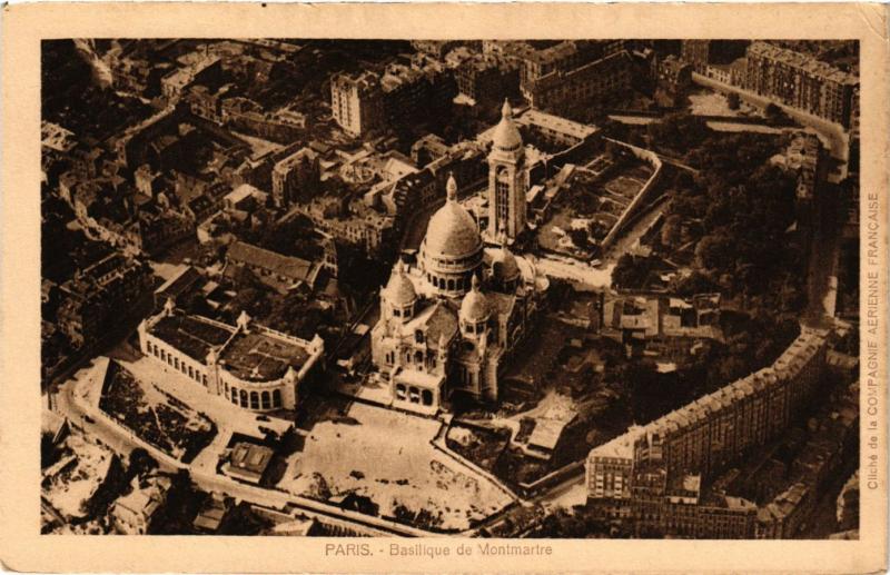 Carte postale ancienne Basilique de Montmartre à Paris 18e