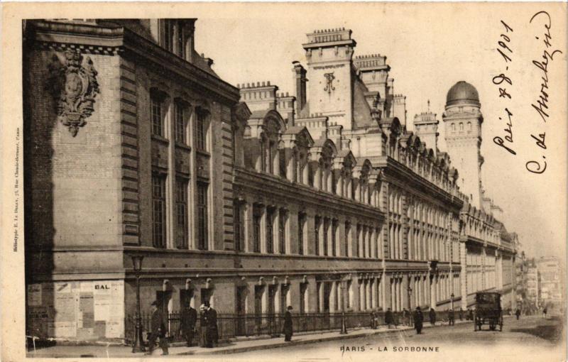 Carte postale ancienne Paris 5e-La Sorbonne à Paris 5e