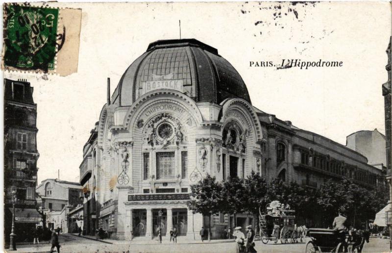 Carte postale ancienne L'Hippodrome à Paris 18e