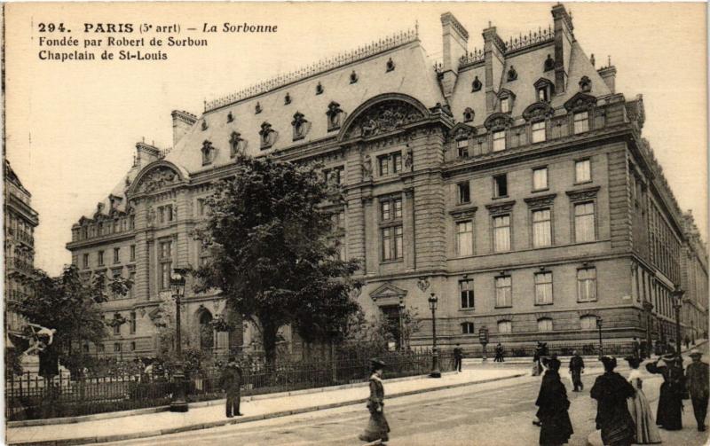 Carte postale ancienne Paris 5e-La Sorbonne à Paris 5e