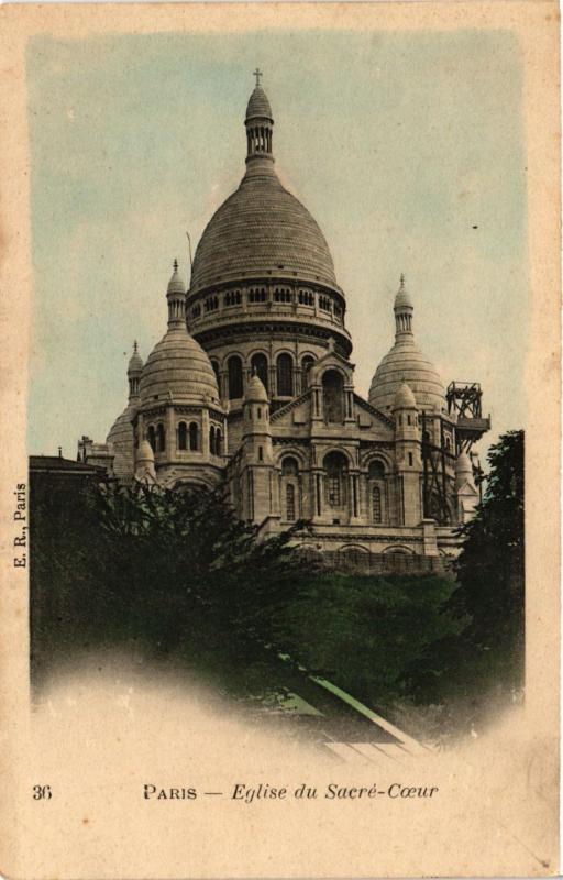 Carte postale ancienne Eglise du Sacré-Coeur à Paris 18e