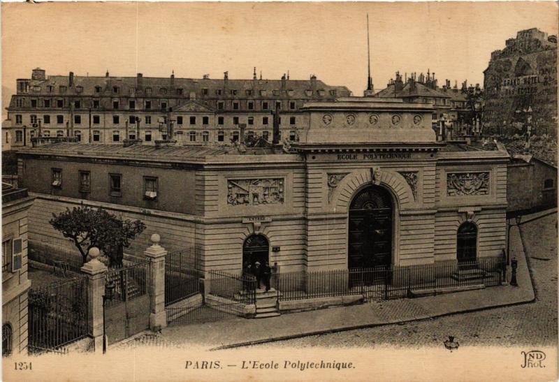 Carte postale ancienne Paris 5e-Ecole Polytechnique à Paris 5e