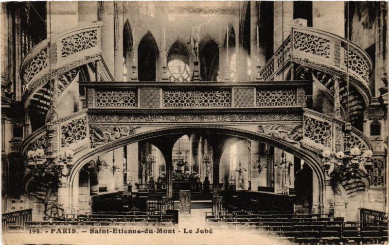 Carte postale ancienne Paris 5e-Saint Etienne du Mont à Paris 5e