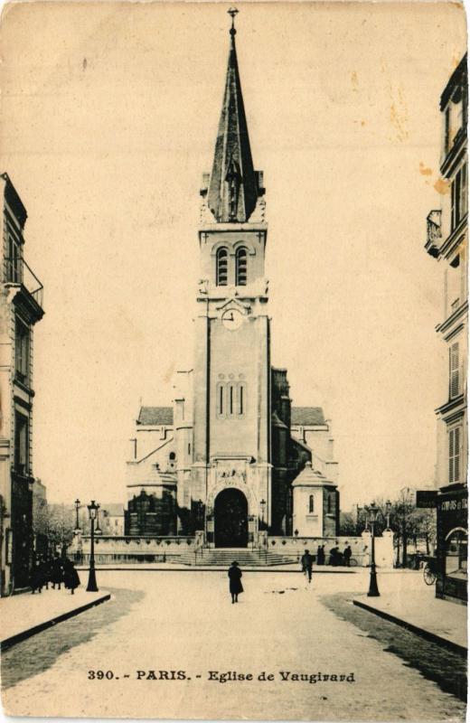 Carte postale ancienne Eglise de Vaugirard à Paris 15e