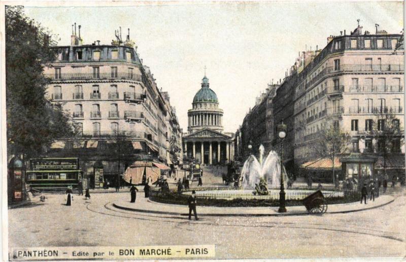 Carte postale ancienne Paris 5e-Panthéon à Paris 5e