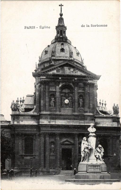 Carte postale ancienne Paris 5e-Eglise de la Sorbonne à Paris 5e