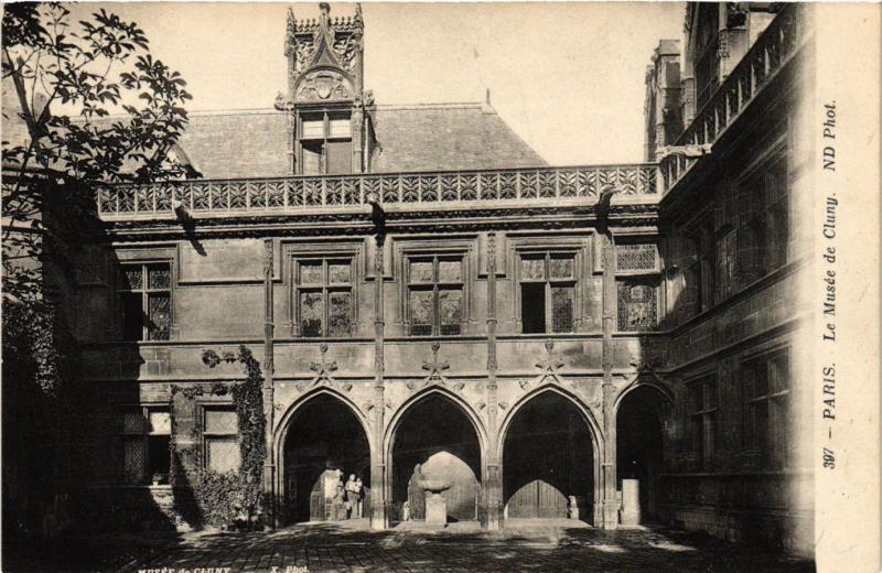 Carte postale ancienne Paris 5e-Le Musée de Cluny à Paris 5e