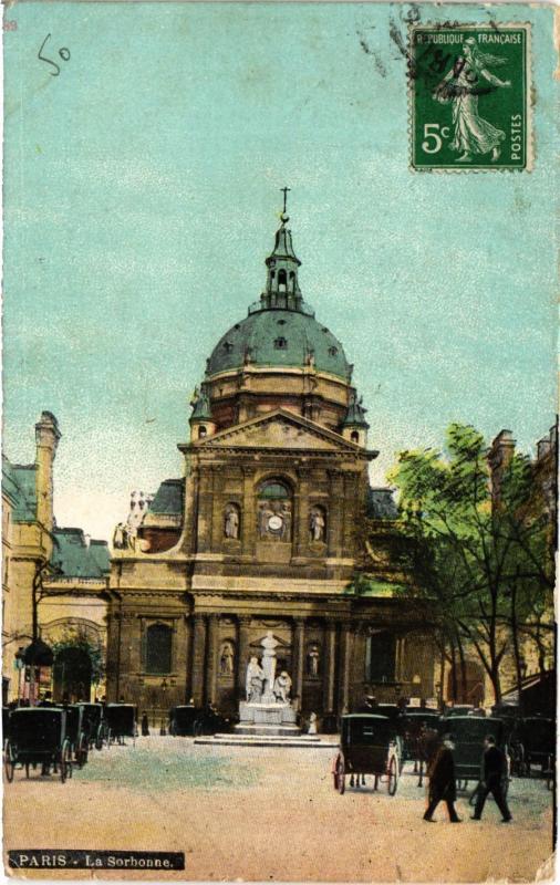 Carte postale ancienne Paris 5e-Le Sorbonne à Paris 5e