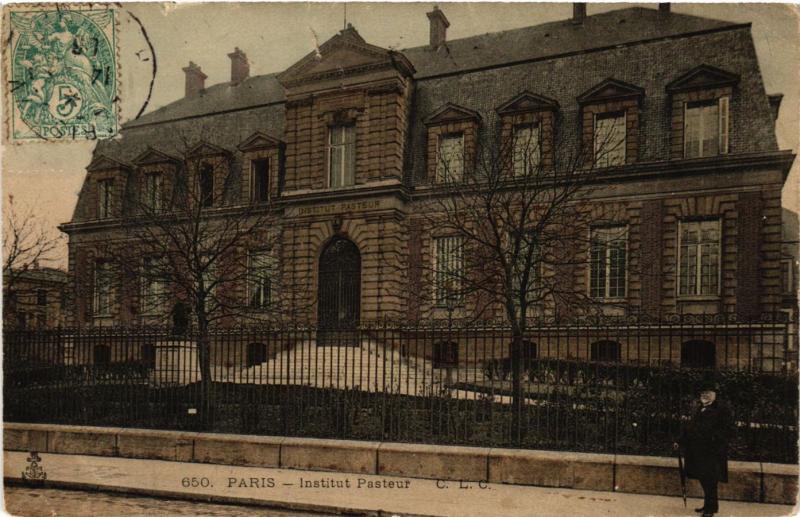 Carte postale ancienne Institut Pasteur à Paris 15e