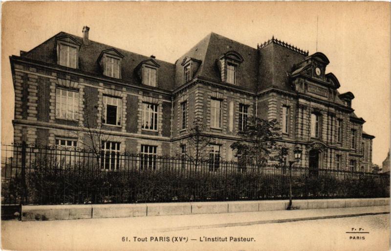 Carte postale ancienne L'Institut Pasteur à Paris 15e