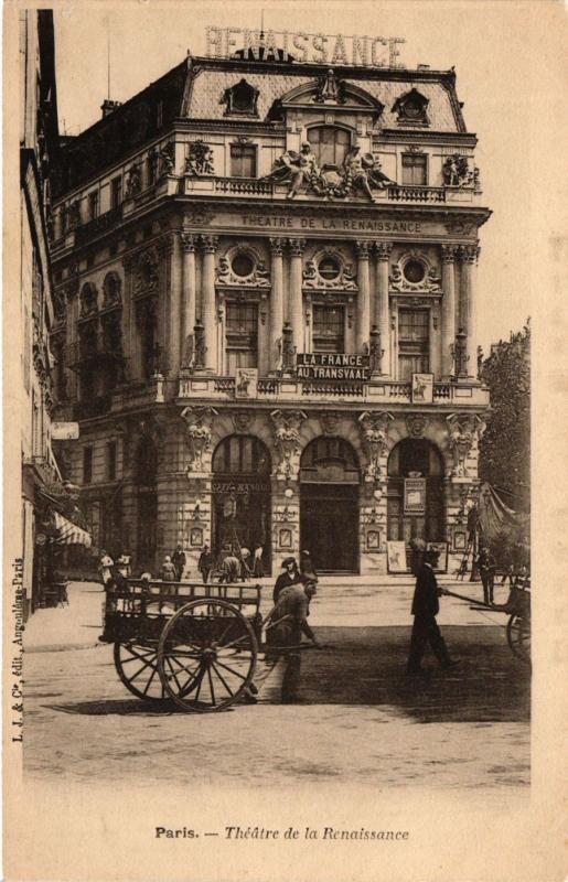 Carte postale ancienne Paris 10e - Theatre de la Renaissance à Paris 10e