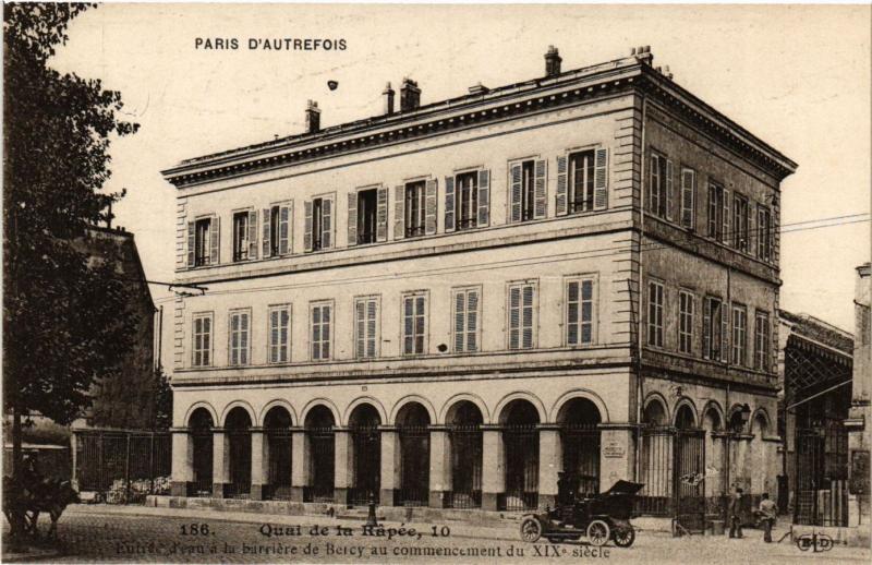 Carte postale ancienne Paris 12e-Quai de la Rapée à Paris 12e