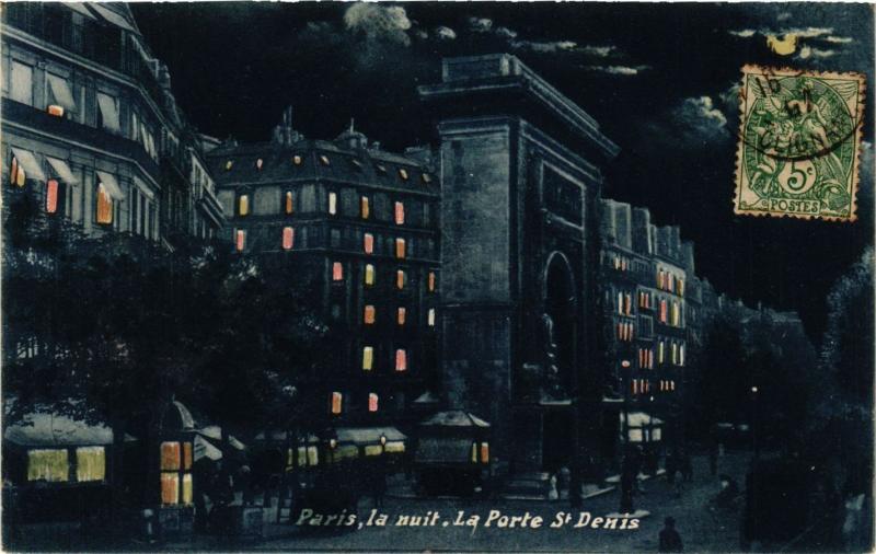 Carte postale ancienne Paris 10e - La Porte Saint-Denis à Paris 10e