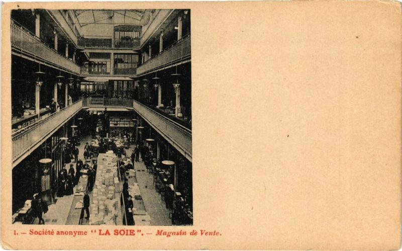 Carte postale ancienne Paris 12e-Société anonyme La Soie-Magasins de Vente à Paris 12e