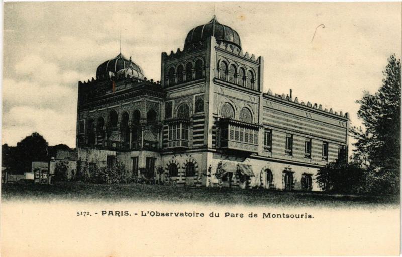 Carte postale ancienne L'Observatoire du Parc de Montsouris à Paris 14e
