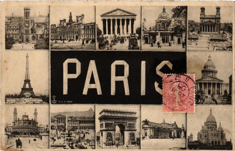 Carte postale ancienne Paris
