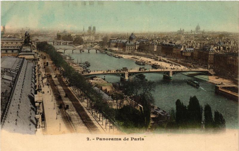 Carte postale ancienne Panorama de Paris
