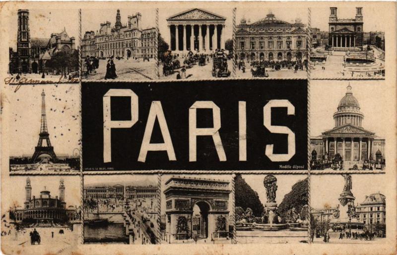 Carte postale ancienne Paris