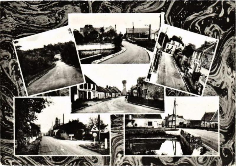 Carte postale ancienne Saint-Martin-de-Brethencourt - Notre bourg à Saint-Martin-de-Bréthencourt