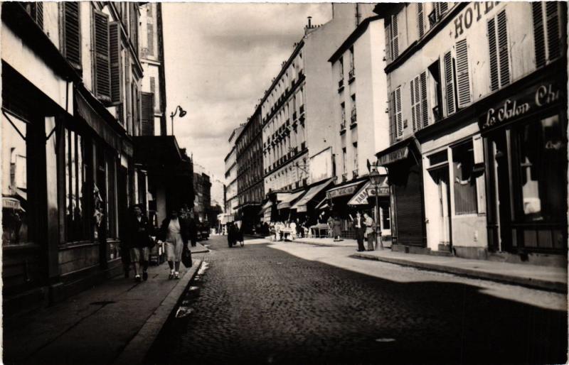 Carte postale ancienne Rue de Neuilly à Clichy
