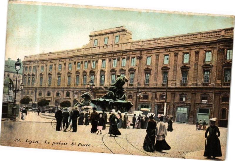 Carte postale ancienne Ed. Aqua 29 Lyon Le Palais Saint-Pierre