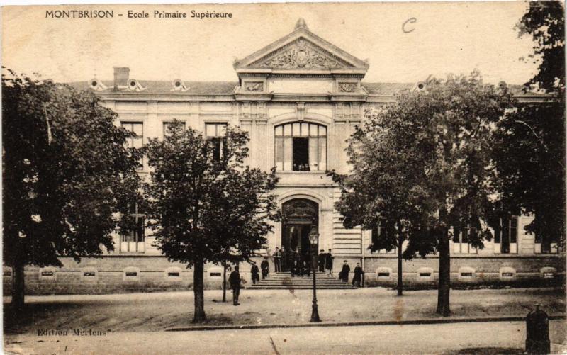 Carte postale ancienne Montbrison - Ecole Primaire Superieure à Montbrison