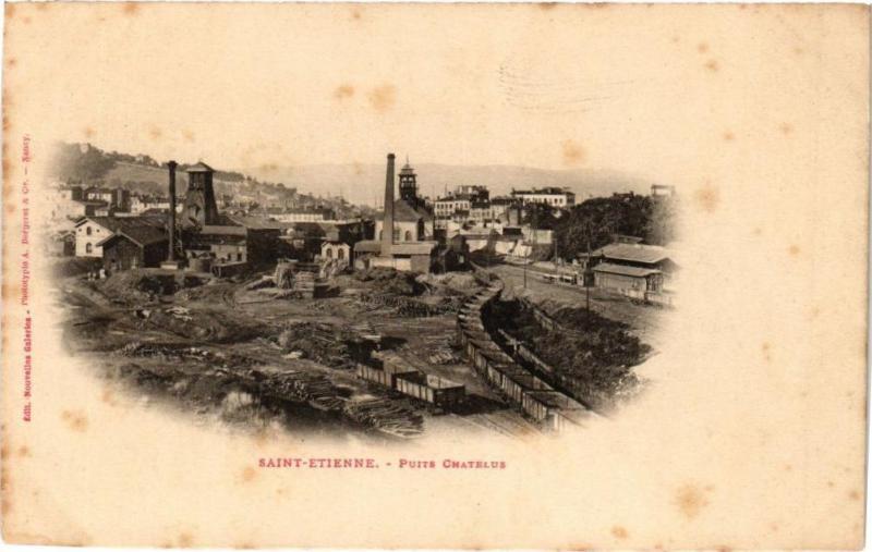 Carte postale ancienne Saint-Etienne-Puits Chatelus