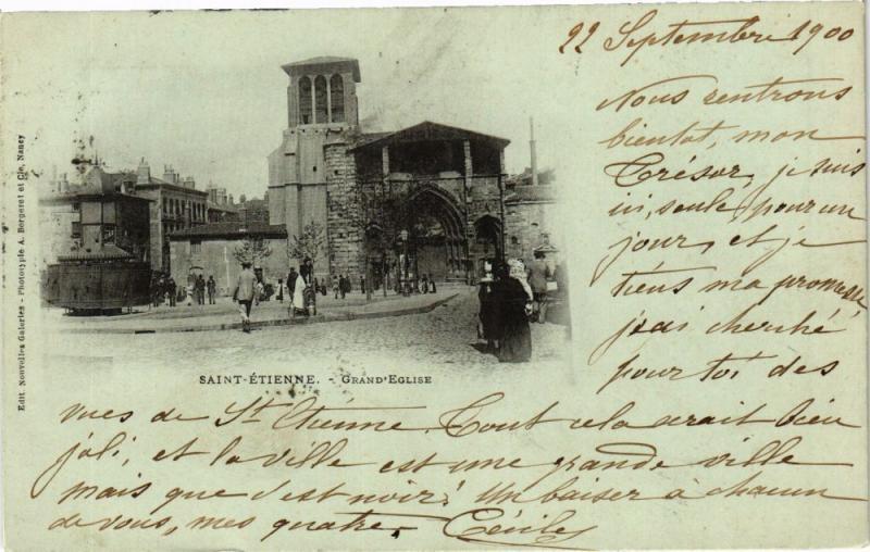 Carte postale ancienne Saint-Etienne-Grand'Eglise