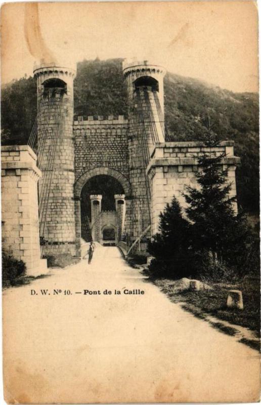 Carte postale ancienne Pont de la Caille