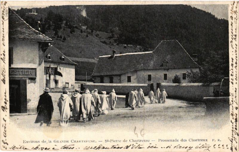 Carte postale ancienne La Grande-Chartreuse - Env. - Saint-Pierre de Chartreuse - Scene à Saint-Pierre-de-Chartreuse