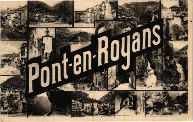 Carte postale ancienne Pont-en-Royans à Pont-en-Royans