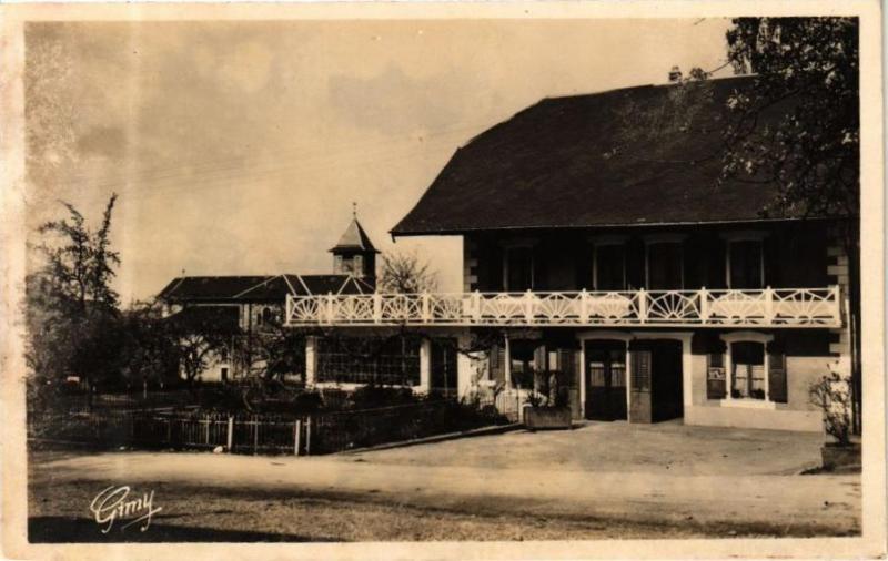 Carte postale ancienne Le Montcel (alt. 596 m) - Restaurant Pegaz à Montcel