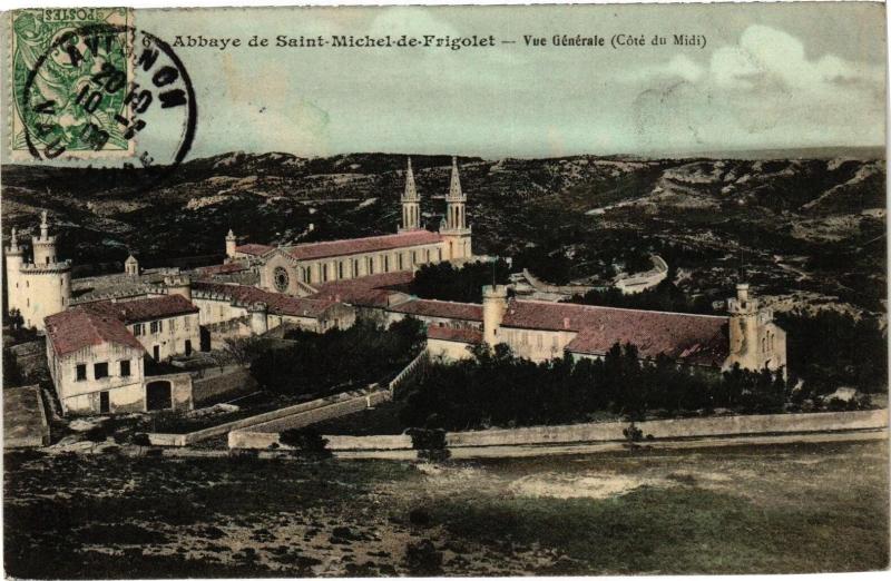 Carte postale ancienne Abbaye de Saint-Michel de Frigolet-Vue générale