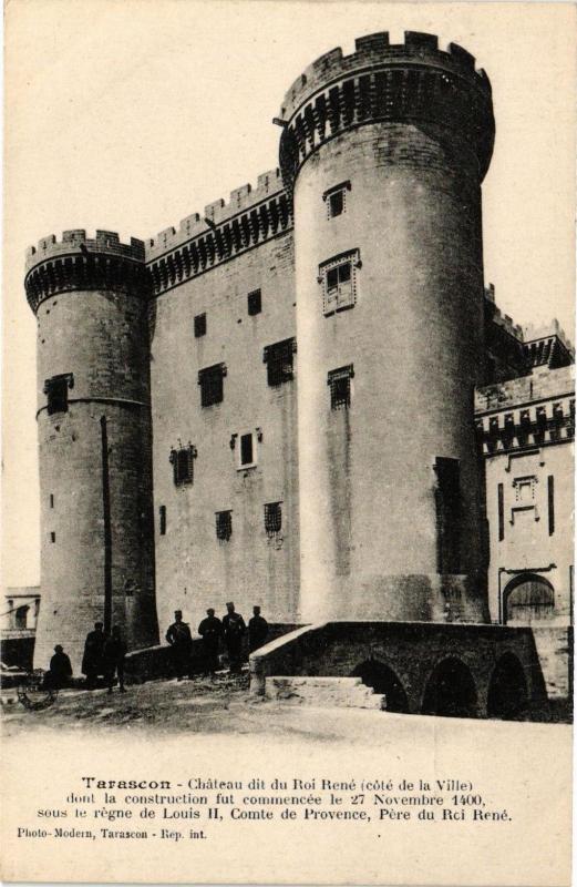 Carte postale ancienne Tarascon-Chateau dit du Roi Rene à Tarascon