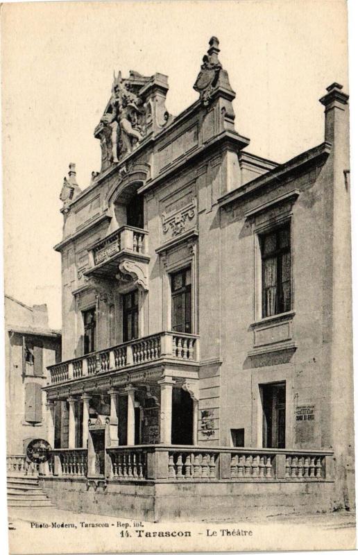 Carte postale ancienne Tarascon-Le Theatre à Tarascon