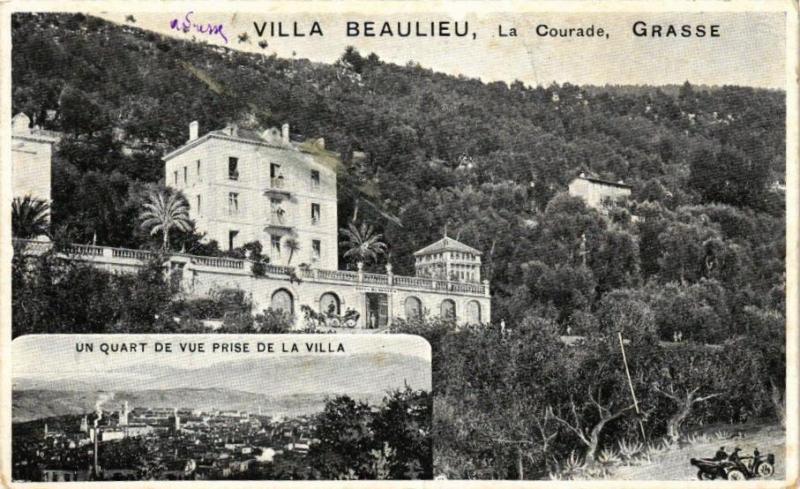 Carte postale ancienne Villa Beaulieu - La Courade, Grasse à Grasse