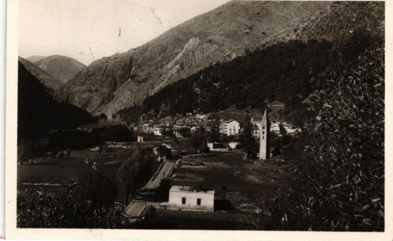 Carte postale ancienne Isola - Saint-Pierre et Clocher à Isola