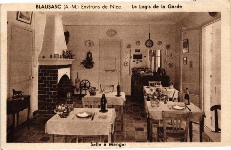Carte postale ancienne Blausasc - Le Logis de la Garde à Blausasc