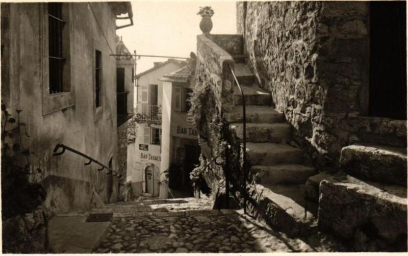 Carte postale ancienne Eze aVillage - Rue du Brec