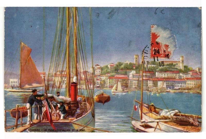 Carte postale ancienne Vue générale - Cannes à Cannes