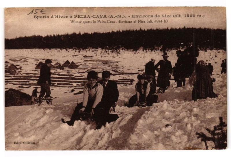 Carte postale ancienne Peira-Cava - Environs de Nice