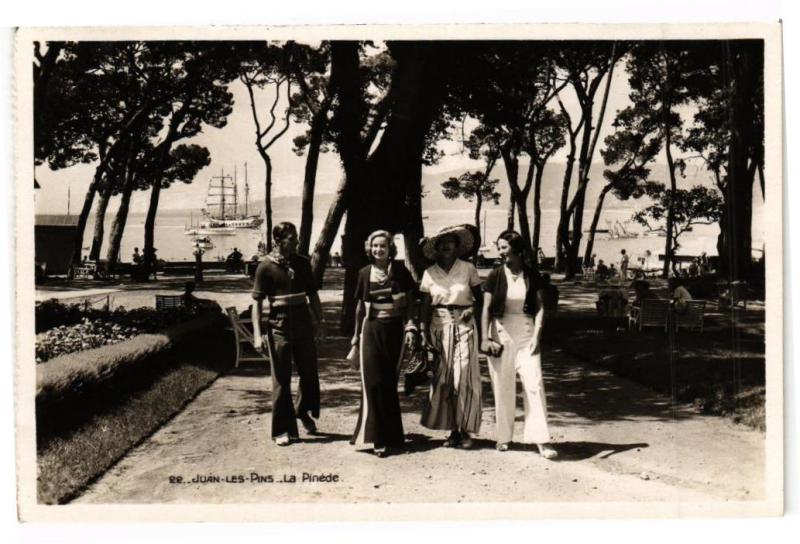 Carte postale ancienne Juan-les-Pins - La Pinéde