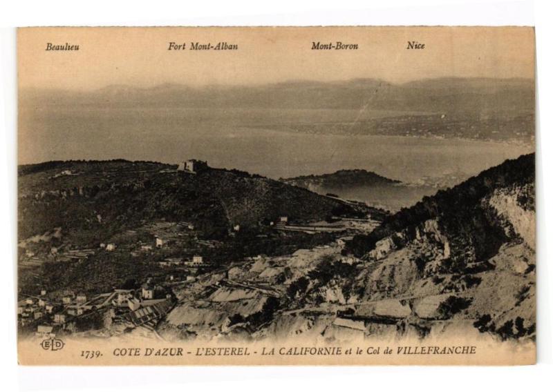 Carte postale ancienne Dort mont - alban mont - boron
