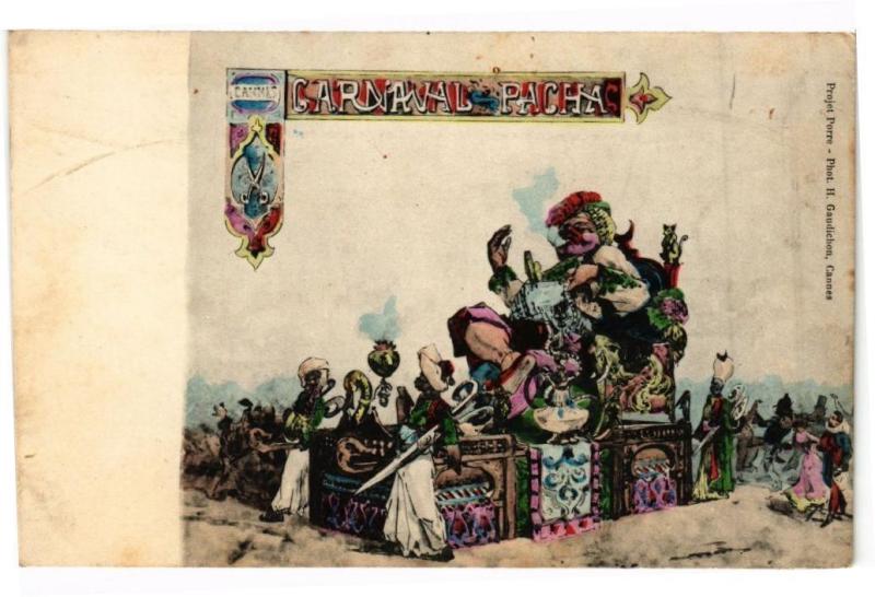 Carte postale ancienne Carnaval Pacha